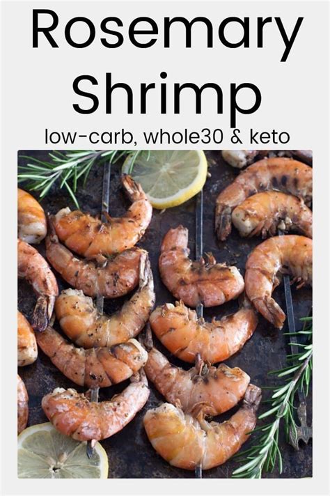 Making an effort to properly reintroduce each food group individually really matters. Grilled Rosemary shrimp is low-carb, whole30 compliant and ...
