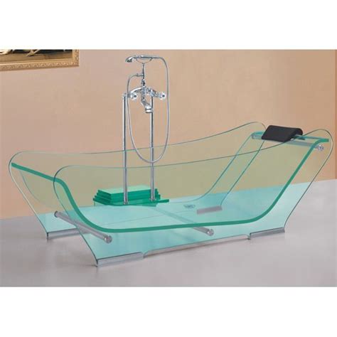 Regularly cleaning the jets in the bathtub ensures the tub and system remain clean and hygienic. Glass Aqua Tub | Bathroom tub shower, Unique bathroom ...