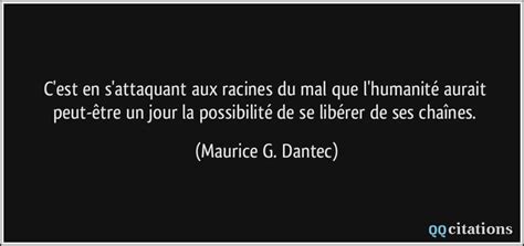 C'est en s'attaquant aux racines du mal que l'humanité aurait peut-être ...