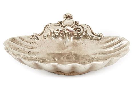 Shop fall craft supplies & décor. 6" Pewter Scalloped Shell Bowl, Silver on OneKingsLane.com ...