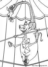 Afro circus madagascar coloring pages. Madagascar 3 coloring pages on Coloring-Book.info