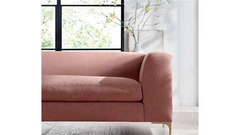 Not to be confused with the heart couch. Claire Pink Sofa + Reviews | Crate and Barrel | Sofa, Pink ...