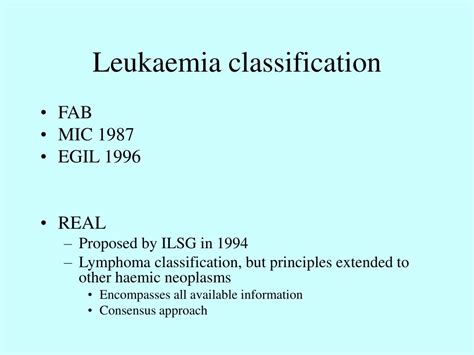 Identify cancer cells in the most prevalent childhood cancer type. PPT - Myelodysplastic syndrome and acute myeloid leukaemia ...