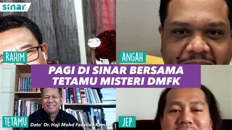 Dengarkan pagi di sinar bersama jep, rahim dan angah setiap isnin hingga jumaat bermula jam 6 hingga 10 pagi. Pagi Di Sinar Bersama Dengan Tetamu Misteri, DMFK - YouTube