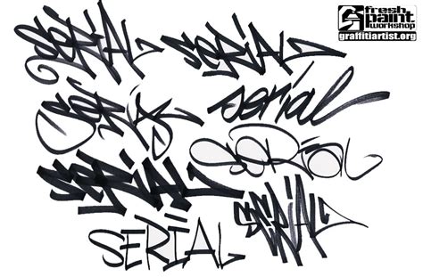 Graffiti letters graffiti graphic design. graffiti: Tangging Sketch Graffiti Letters "SERIAL"