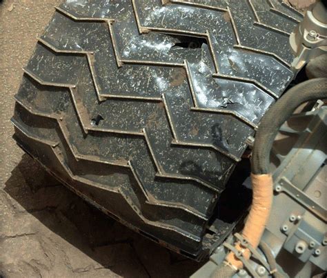 The perseverance rover is set to land on mars at 20:55 gmt (15:55 et) after almost seven months travelling from earth. GIF shows wear and tear on Curiosity Mars rover's wheel ...