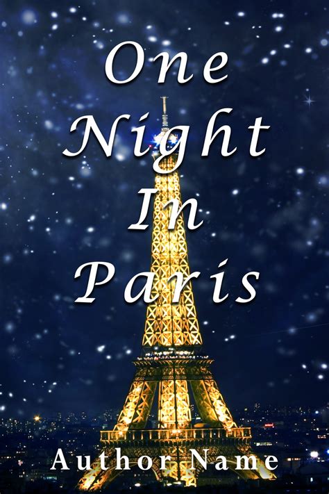 One night in paris is now available for purchase on amazon! One Night In Paris - The Book Cover Designer