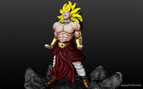 Express your passion for dragon ball z with dbz store. 3D model Dragon Ball Z - Broly SSJ3 DBZ | CGTrader