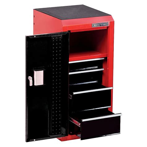 Modular cabinet design for complete flexibility. Draper Steel Side Garage Work Tool Storage Cabinet With 4 ...