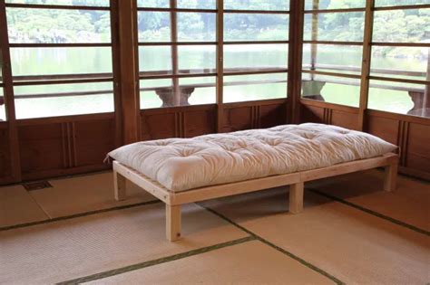 With ergonomic japanese futon mattress. Japanese Futon Mattress, Artisan Handmade (Fabric: Organic ...