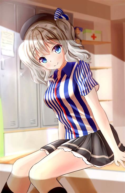 Hentai porn video featuring the hottest sockjob ever. Wallpaper : anime girls, blue eyes, legs, cartoon, Kantai ...