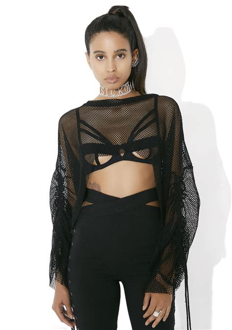 What men really think about crop tops. Hot Line Mesh Crop Top | Dolls Kill