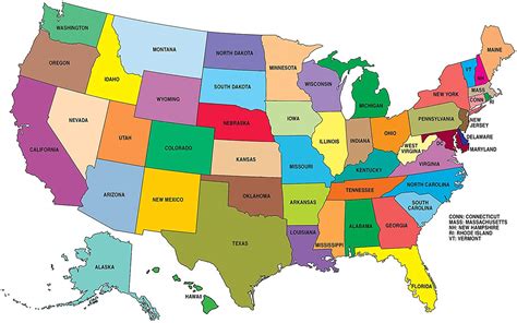 USA 50 States and Capitals with Maps » Quizzma