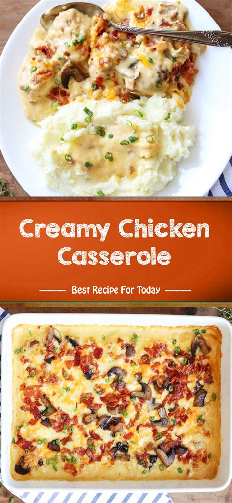 This month our winning submission was from clancy! Creamy Chicken Casserole | Creamy chicken casserole ...