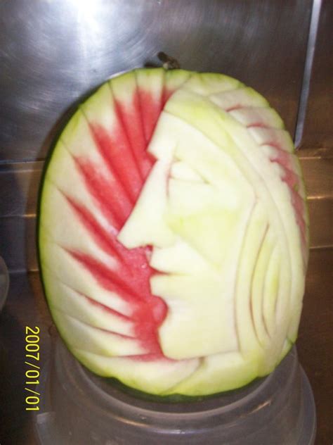 Each fruit has its own taste and look. Chef Zairi Zaidi: Picture My Fruits Carving On Board P&O Cruises Australia ( 2010 )