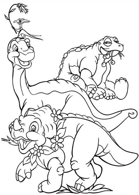 10,000+ learning activities, games, books, songs, art, and much more! Printable Land Before Time Coloring Pages | Dinosaur ...