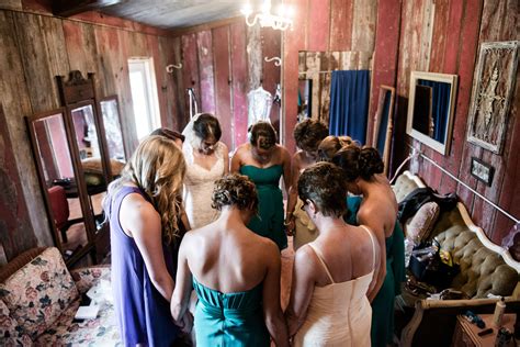 The prayer before the wedding meal isn't for show. Prewedding Prayer #barn #rustic #wedding #reception ...