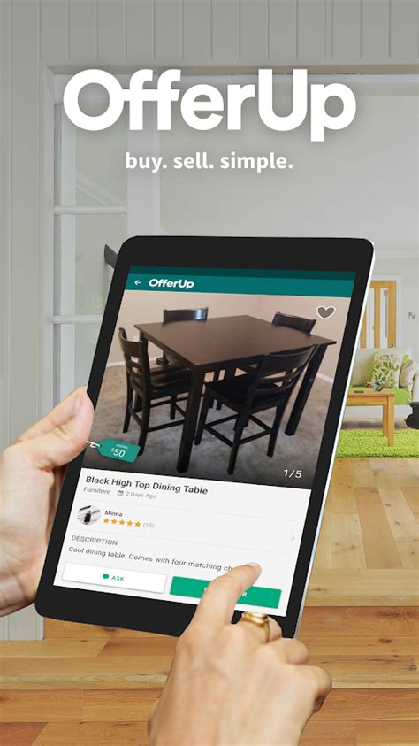 Both the apps are modern and are very easy to use. OfferUp - Buy. Sell. Offer Up - Android Apps on Google Play