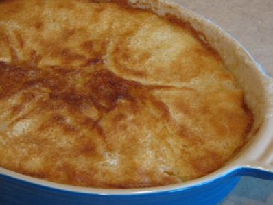 Pour the batter over the melted butter in the baking dish. Adapted from Paula Deen Peach Cobbler was last modified ...