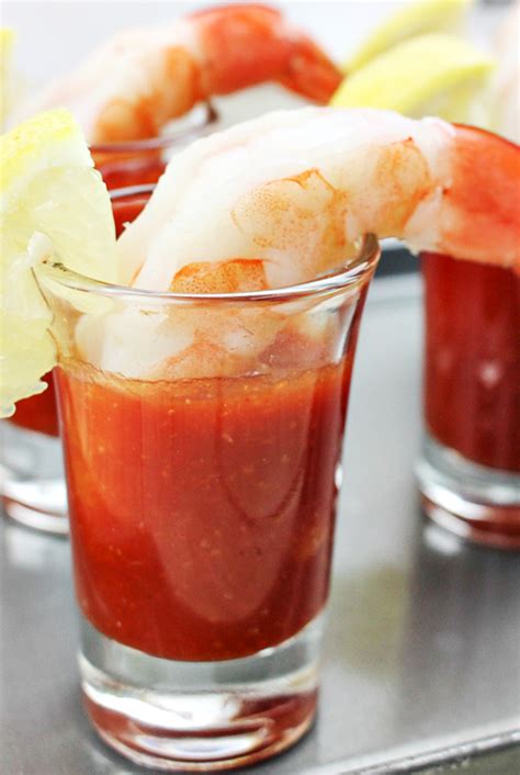 This tender shrimp and zesty homemade cocktail sauce will have everyone begging for the recipe. Individual Shrimp Cocktail Presentations : Jo and Sue ...