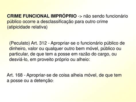 A notícia, avançada na noite de. PPT - CRIMES CONTRA A ADMINISTRAÇÃO PÚBLICA PowerPoint ...