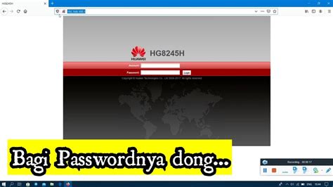 Oleh karena itu sebelum anda melakukan cara ganti password wifi huawei hg8245h ini. Tutorial Cara Ganti Password Wifi Indihome - YouTube