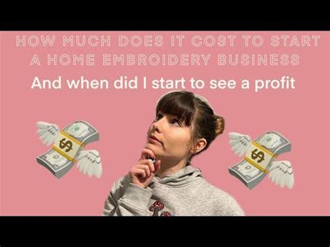 Jeff rose, cfp® | april 28, 2021. How much does it cost to start a home embroidery business? And when did I start to make a profit ...