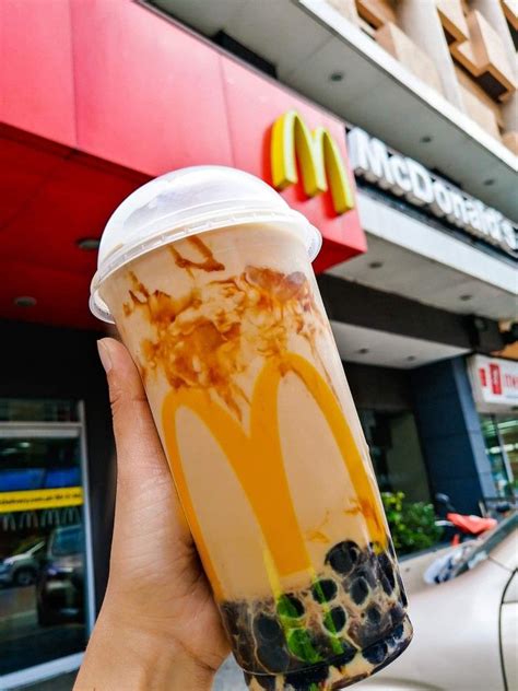 They're selling it at mccafe for 2.69 the point is drinking beer at a mcdonald's. NEW! McDonald's Milk Tea McFloat with Brown Sugar Pearls ...