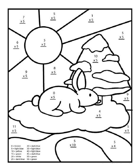 Are you ready to learn? Winter Coloring Pages 5th Grade | Math coloring worksheets ...