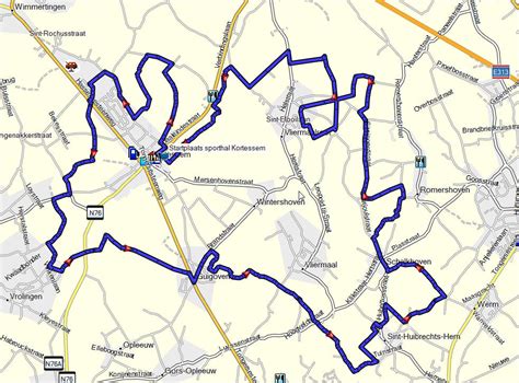 * klõpsa ja lohista kaarte vaadata kõrvalasuvate tsoonidega kohe. MTB, Sint-Truiden, Limburg, GPSbiketracks, MTB, verhuur ...