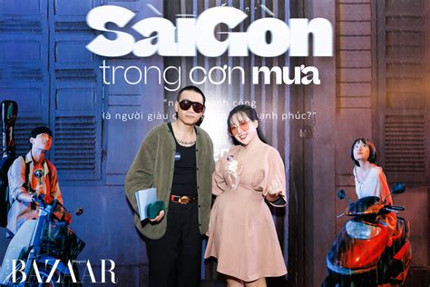 Ngày emhôm nay sao hoa rơi khi ta buông đôi chân mềm gió cđang lay khắp muôn nơi, dòng lệ tu. Phim Sài Gòn trong cơn mưa ra mắt khán giả | Harper's Bazaar