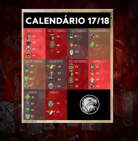 Conheça a agenda da liga nos do futebol masculino. Benfica Glorioso 1904: Calendário Liga Nos 2017/2018