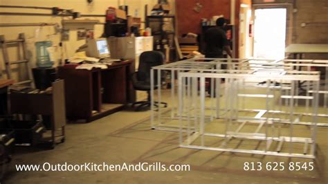 Outdoor kitchen frame for sale. How to Build Outdoor Kitchen aluminum Frames for Outdoor ...