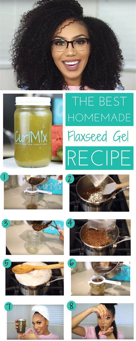 It's perfect for defining curls and waves, but also helps style hair when straightening. Best Homemade DIY Flaxseed Gel Recipe | Flaxseed gel, Diy ...