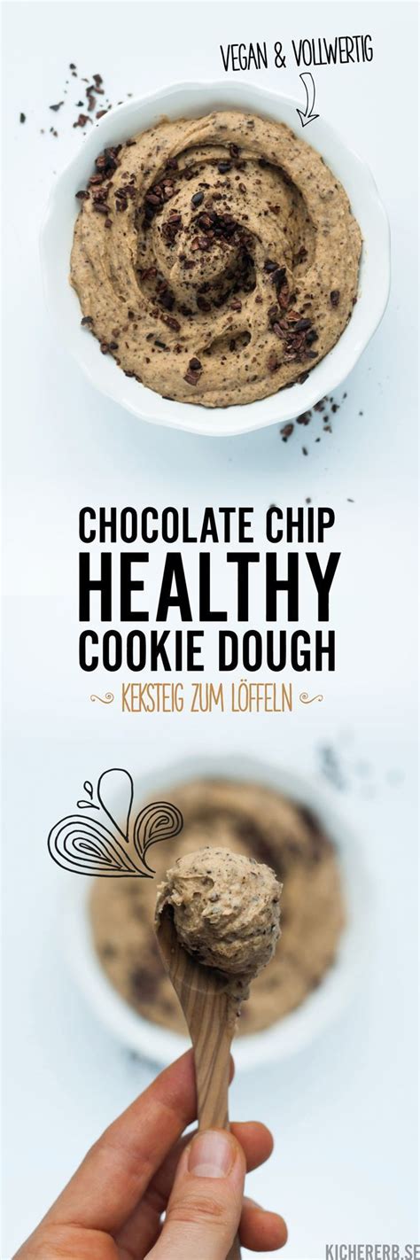 Healthy Cookie Dough - Gesunder Keksteig aus Kichererbsen ...