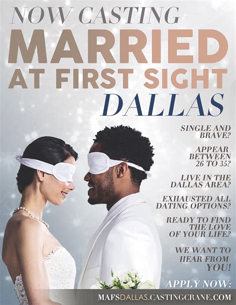 Married at first sight is an american reality television series that first aired on july 8, 2014, on fyi (and later, lifetime). Dallas, Want to Get Married at First Sight? - D Magazine