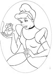 Instant download coloring page 8 1/2 x 11 may all things be free. Cinderella - Printable Coloring Pages