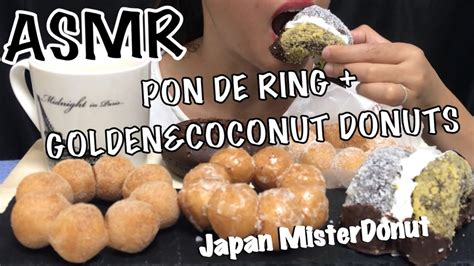 Pon de ring donut johnnymin. ASMR | PON DE RING +GOLDEN&COCONUT DONUTS (JAPAN MISTER ...