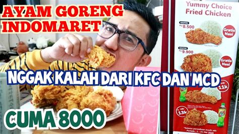 Temukan informasi kalori dan gizi untuk makanan mcdonald's, termasuk item populer dan produk baru. WOW AYAM GORENG INDOMARET CUMA 8000 GAES, NGGAK KALAH DARI ...