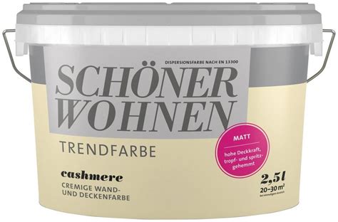 Renovierst du badezimmer oder küche bzw. SCHÖNER WOHNEN FARBE Wand- und Deckenfarbe »Trendfarbe ...