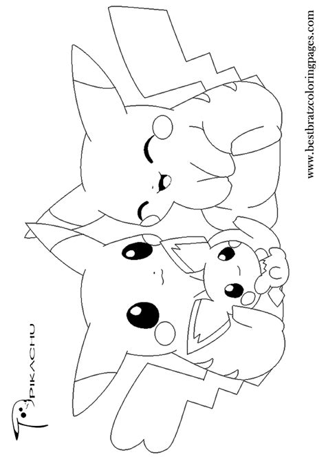Free Printable Pikachu Coloring Pages For Kids | Pikachu ... The enhanced version is yellow: