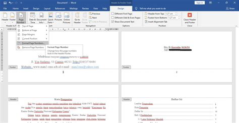 Check spelling or type a new query. Cara Membuat Nomor Halaman Di Microsoft Word Lengkap ...