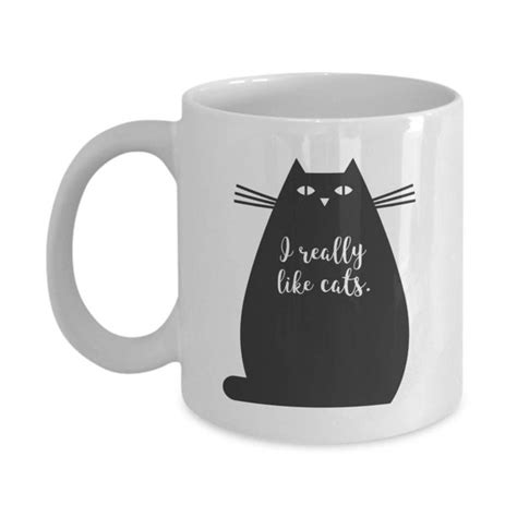 Add stylish coffee mugs and coffee cups to your drinkware collection online on walmart.ca. I Really Like Cats Cute Black Cat Coffee & Tea Gift Mug ...