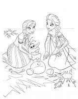 Sărbătoriți iarna cu aceste pagini de colorat fantastice elsa. Desene cu Elsa și Ana de colorat, planșe și imagini de ...