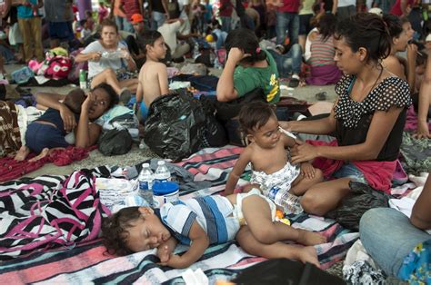 Migrant caravan re-forms in Mexico, members vow to reach US