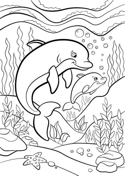 Cute coloring pages of baby animals, farm animals, insects, and zoo these fun animal coloring pages make any time a happy time! Free & Easy To Print Dolphin Coloring Pages | Dolphin ...