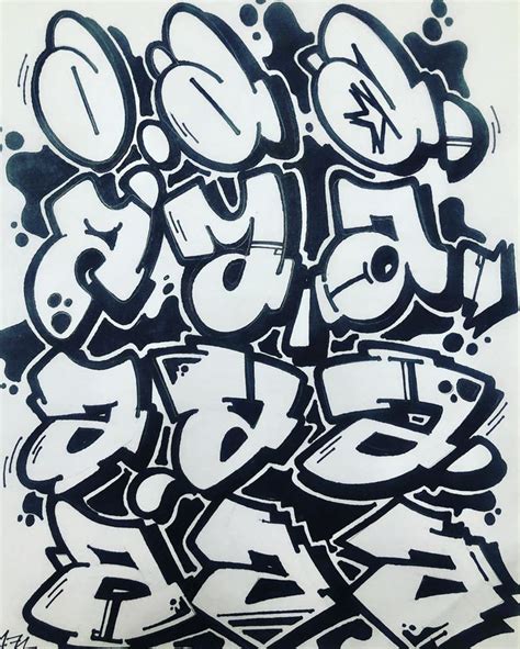 Here's the definition as well as variations and examples of use. Pin on Graffiti lettering alphabet