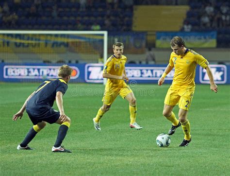 The most organised defence to win the day. Ukraine - Sweden National Teams Football Match Editorial Photography - Image of gate, metallist ...