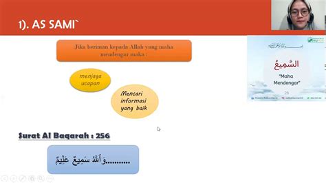 Materi kelas x sem ii (asmaul husna). materi ASMAUL HUSNA- PAI dan BD kelas 7- SMP Arrahman ...