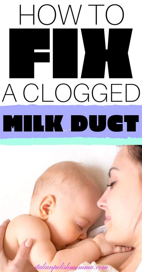 What are symptoms of a clogged milk duct? How to Fix a Blocked Milk Duct | How to breastfeed ...